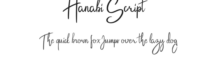 Hanabi Script by Moonstone Co — Script Handwritten Font — preview 1