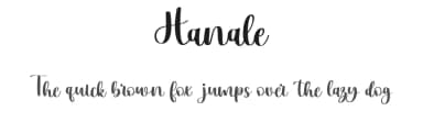 Hanale by Afkari Studio — Script Handwritten Font — thumbnail 1