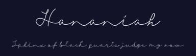 Hananiah by Rusd — Script Handwritten Font — thumbnail 2