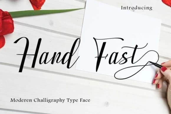 Hand Fast Font by parawtype — Script Handwritten Font