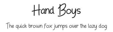 Hand Boys by Adefa Studio — Script Handwritten Font — thumbnail 1