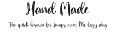 Hand Made by Scratchones — Script Handwritten Font — thumbnail 1