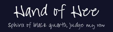 Hand of Hee by Kristi Smith — Script Handwritten Font — thumbnail 2