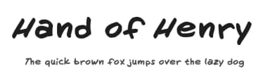 Hand of Henry by Henry Bosak — Script Handwritten Font — thumbnail 1
