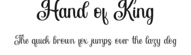 Hand of King by Ahweproject — Script Handwritten Font — thumbnail 1