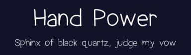 Hand Power by Geronimo Font Studios — Script Handwritten Font — thumbnail 2