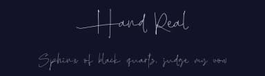 Hand Real by Alit Design — Script Handwritten Font — thumbnail 2