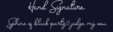 Hand Signature by RaisProject — Script Handwritten Font — thumbnail 2