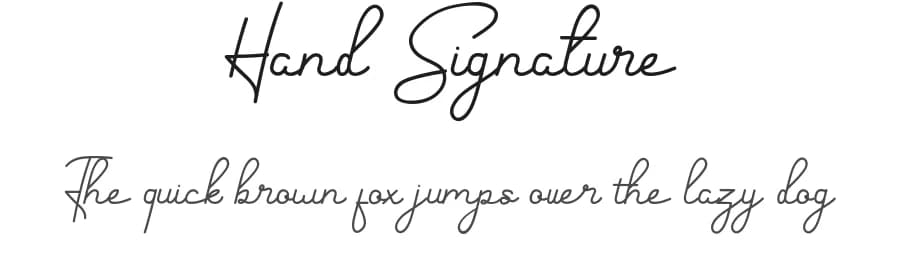 Hand Signature by RaisProject — Script Handwritten Font