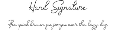Hand Signature by RaisProject — Script Handwritten Font — thumbnail 1