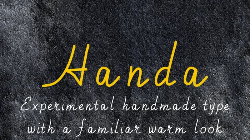 Handa Font by Kreativ — Script Handwritten Font
