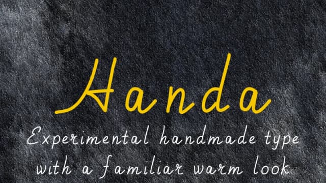 Handa Font by Kreativ — Script Handwritten Font