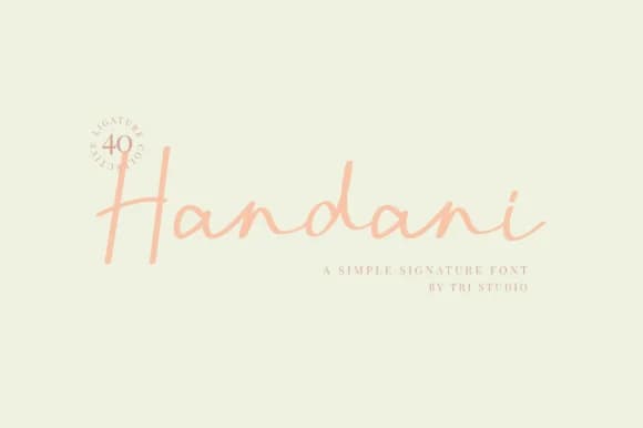Handani Font by 78soeef Design — Script Handwritten Font