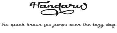 Handaru by PutraCetol Studio — Script Handwritten Font — thumbnail 1