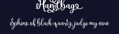 Handbag by Lettersweet Studio — Script Handwritten Font — thumbnail 2
