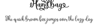 Handbag by Lettersweet Studio — Script Handwritten Font — thumbnail 1