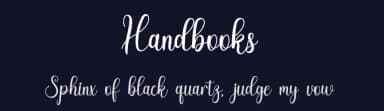 Handbooks by FreshtypeINK — Script Handwritten Font — thumbnail 2