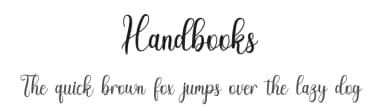 Handbooks by FreshtypeINK — Script Handwritten Font — thumbnail 1