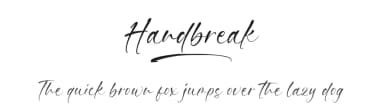 Handbreak by Letterative Studio — Script Handwritten Font — thumbnail 1