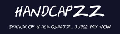 HandCapzz by Bb — Script Handwritten Font — thumbnail 2