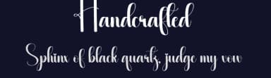 Handcrafted by Scratchones — Script Handwritten Font — thumbnail 2