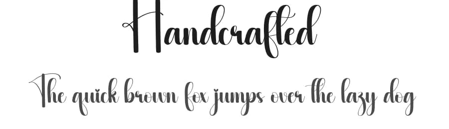 Handcrafted by Scratchones — Script Handwritten Font