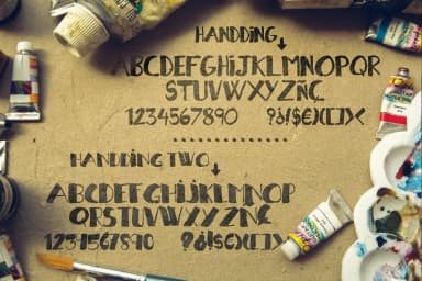 Handding Font by SmartDesigns — Script Handwritten Font — thumbnail 3