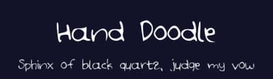 Hand Doodle by Natascha Lotze — Script Handwritten Font — thumbnail 2