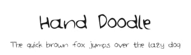 Hand Doodle by Natascha Lotze — Script Handwritten Font — thumbnail 1