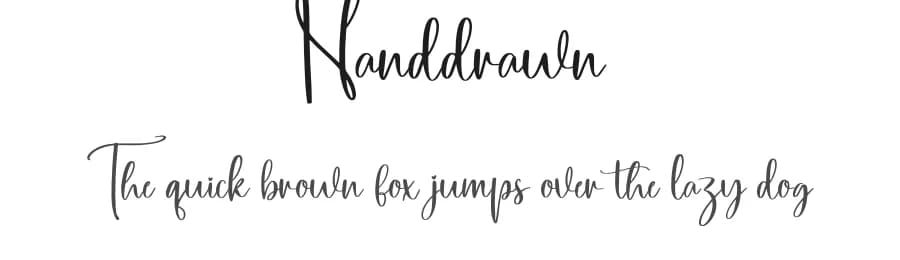 Handdrawn by Scratchones — Script Handwritten Font