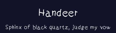 Handeer by Leonard Posavec - LeoSupply.co — Script Handwritten Font — thumbnail 2
