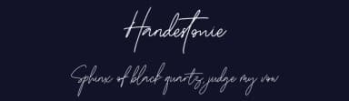 Handestonie by Almarkhatype — Script Handwritten Font — thumbnail 2