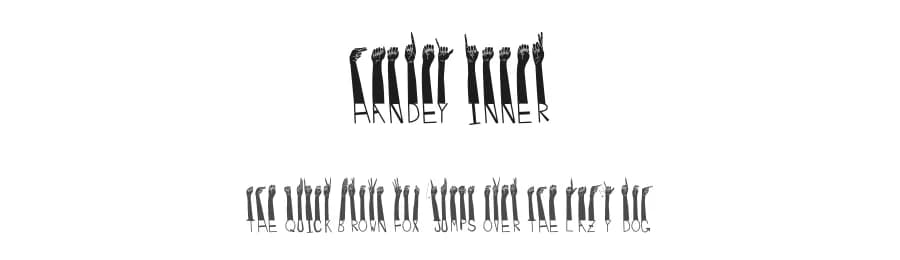 Handey Inner by FontKawaiiCo — Dingbats Font
