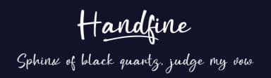 Handfine by Khurasan — Script Handwritten Font — thumbnail 2