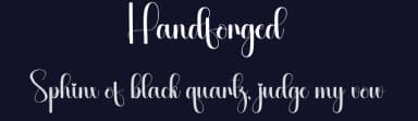 Handforged by Scratchones — Script Handwritten Font — thumbnail 2