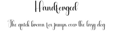 Handforged by Scratchones — Script Handwritten Font — thumbnail 1
