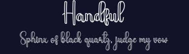 Handful by Scratchones — Script Handwritten Font — thumbnail 2