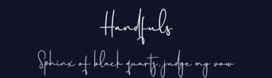 Handfuls by creatype designer — Script Handwritten Font — thumbnail 2