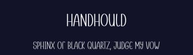Handhould by creatype designer — Script Handwritten Font — thumbnail 2