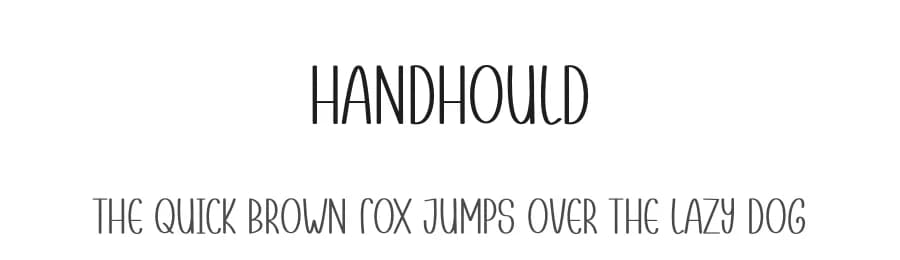 Handhould by creatype designer — Script Handwritten Font