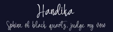 Handika by Scratchones — Script Handwritten Font — thumbnail 2