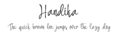 Handika by Scratchones — Script Handwritten Font — thumbnail 1