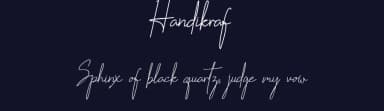 Handikraf by Tezar Tantular — Script Handwritten Font — thumbnail 2
