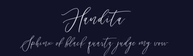 Handita by Sronstudio — Script Handwritten Font — thumbnail 2