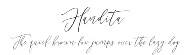 Handita by Sronstudio — Script Handwritten Font — thumbnail 1
