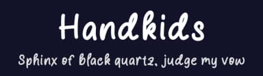Handkids by MJType — Script Handwritten Font — thumbnail 2