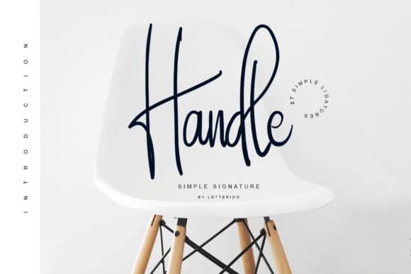Handle Font by Ratin Creative — Script Handwritten Font — preview 1