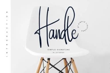 Handle Font by Ratin Creative — Script Handwritten Font — thumbnail 1