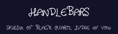 Handlebars by Geronimo Font Studios — Script Handwritten Font — thumbnail 2