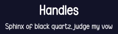 Handles by creatype designer — Script Handwritten Font — thumbnail 2